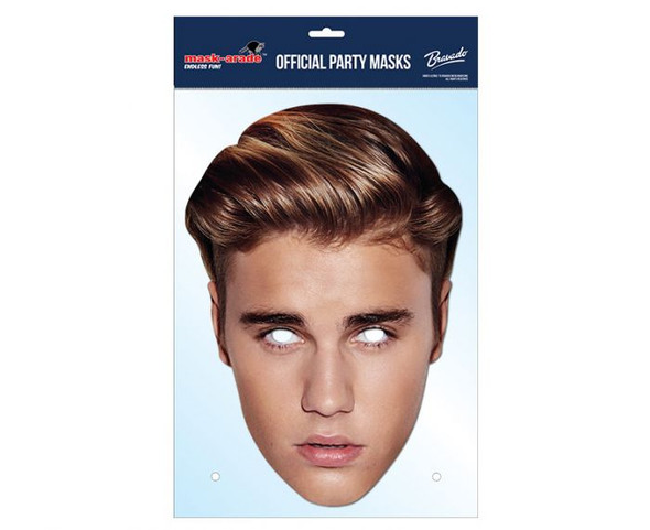 Justin Bieber 2016  Card Party Face Mask