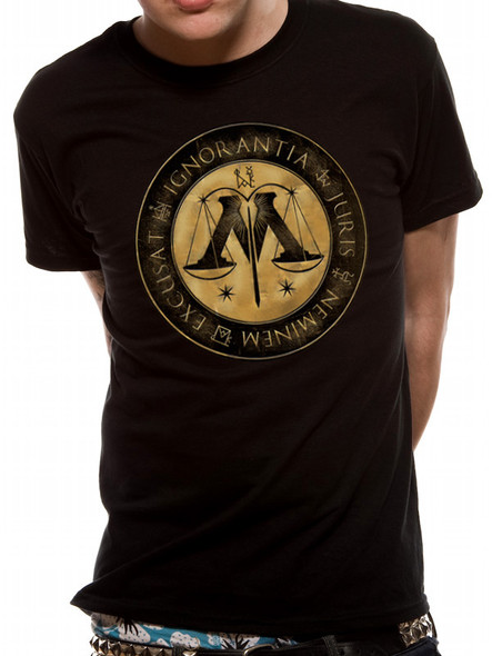 Harry Potter T-Shirt mit Wappen des Zaubereiministeriums