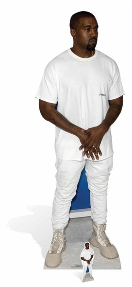 Kanye West T-Shirt Style Cardboard Cutout