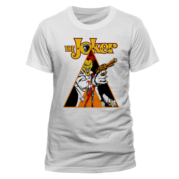 The Joker Clockwork Official Unisex White T-Shirt 