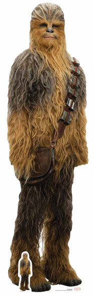 Chewbacca Star Wars le dernier Jedi découpé en carton grandeur nature