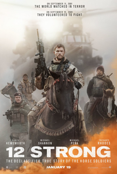 12 Strong Original Movie Poster - Double Sided Advance Style