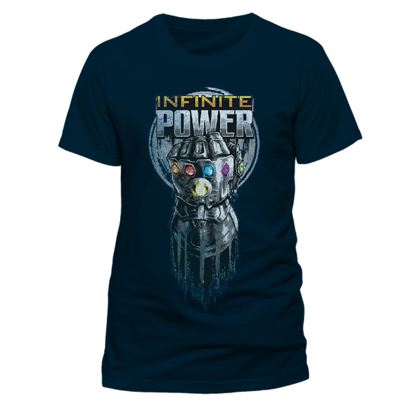 Avengers: Infinity War Infinity Power Glove blaues Unisex-T-Shirt 