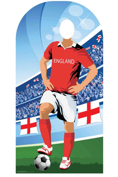 World Cup 2018 England Football Cardboard Cutout Stand-in