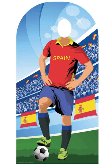 Coupe du Monde 2018 Espagne Football Découpe en Carton Stand-in