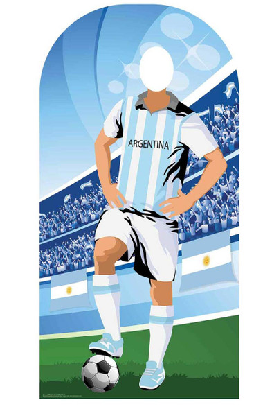 World Cup 2018 Argentina Football Cardboard Cutout Stand-in