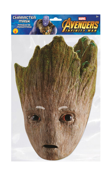 Groot Infinity War Official Marvel Single 2D Card Party Face Mask
