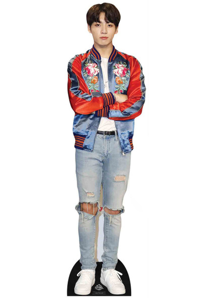 Jungkook Bangtan Boys Lifesize and Mini Cardboard Cutout Fan Pack