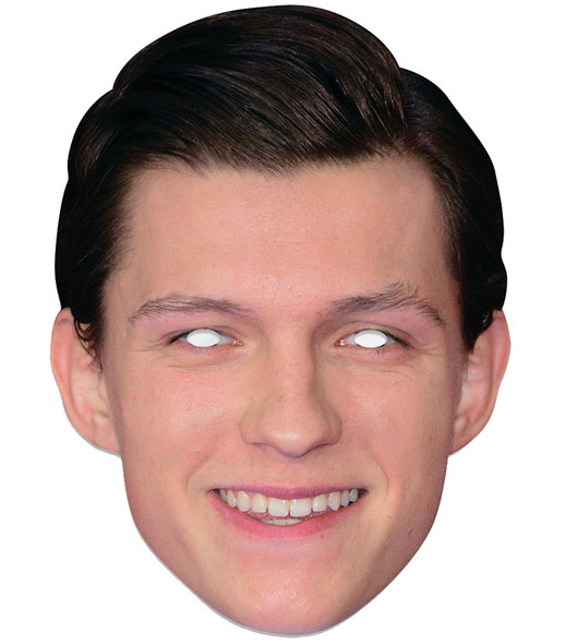 Masque facial de fête à carte 2D unique Tom Holland