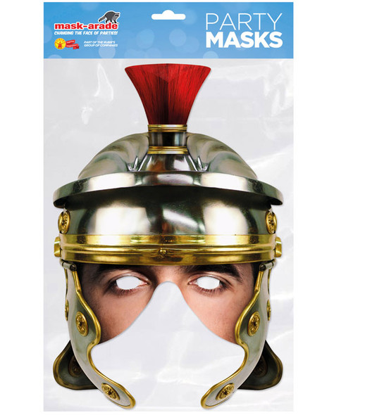 Helm der römischen Legion, historische einzelne 2D-Karten-Party-Halbgesichtsmaske