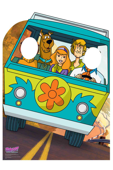 Scooby doo mystère machine van découpe en carton taille enfant