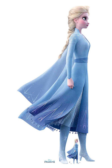 Elsa Magical Powers de Frozen 2 Découpe officielle en carton Disney