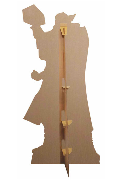 Rear of Thor Mjolnir's Might Hammer Pose Official Marvel Cardboard Cutout Rear of Thor Mjolnir's Might Hammer Pose Official Marvel Cardboard Cutout