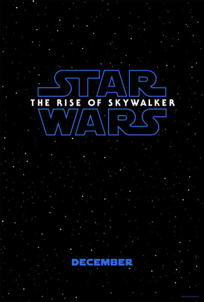 Star Wars : the rise of skywalker original filmplakat advance style