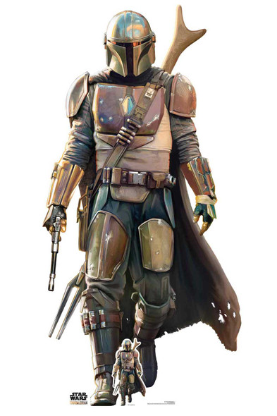 De Mandalorian officiële levensgrote kartonnen uitsnede Star Wars