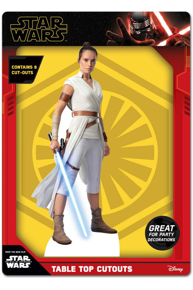 Star Wars : Rise of Skywalker Officiële kartonnen uitsnijdingen voor op tafel, pakket van 8