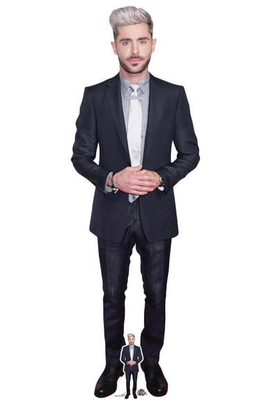 Zac Efron White Tie Lifesize Cardboard Cutout / Standee