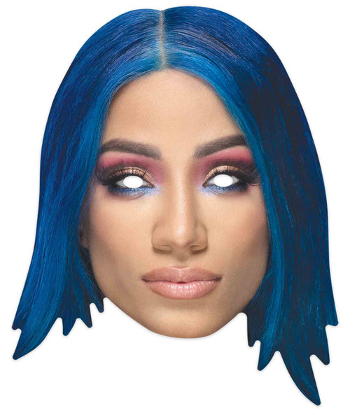 Sasha Banks WWE Wrestler Official Single 2D Card Party Face Mask