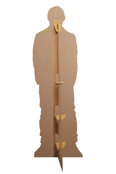 Rear of Ed Sheeran Green Jacket Lifesize Cardboard Cutout