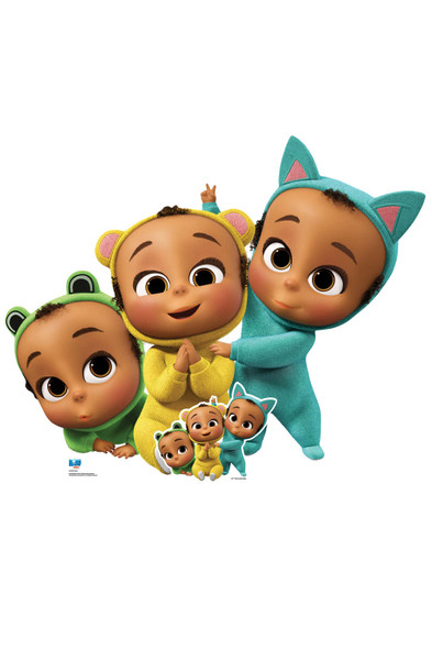 The Triplets from Boss Baby Official Carton Cutout / Standee