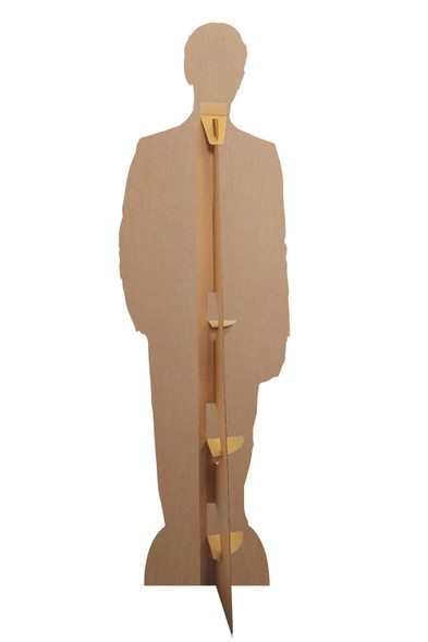 Rear of Andrew Garfield Grey Suit Cardboard Cutout / Standup / Standee