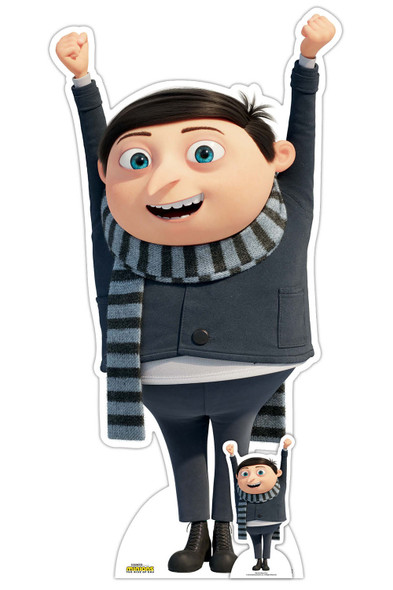 Young Gru Cardboard Cutout Official Minions: The Rise of Gru Standee