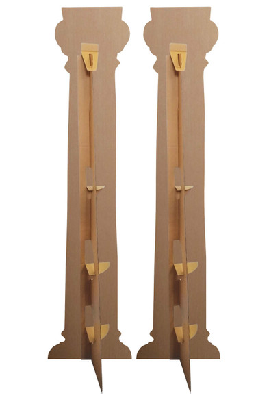 Rear of Roman Pillars Cardboard Cutouts Double Pack/ Standees - Set of 2