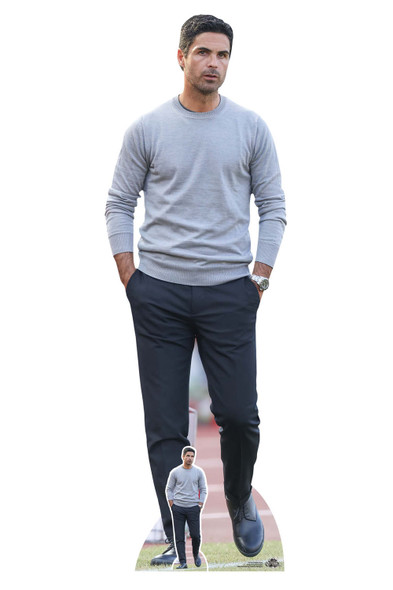 Mikel Arteta Football Manager Lifesize Cardboard Cutout / Standup
