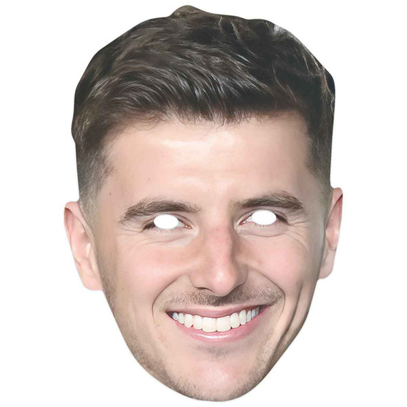 Mason Mount England Fußballer Single 2D-Karte Party-Gesichtsmaske