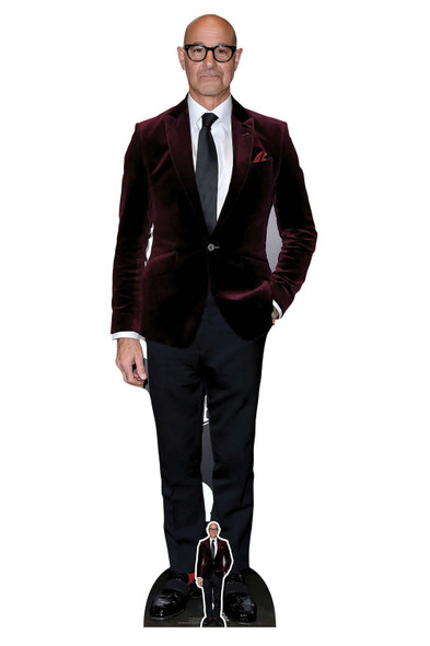Stanley Tucci Red Velvet Jacket Lifesize Cardboard Cutout / Standee