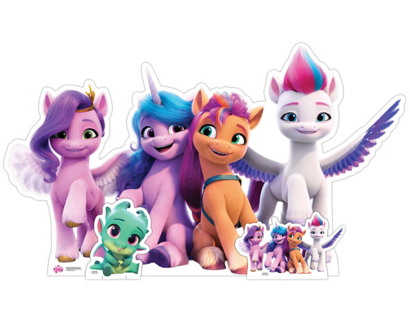 Offizieller Pappaufsteller/Aufsteller der My Little Pony-Gruppe