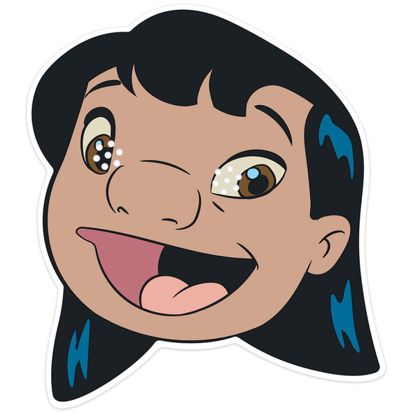 Lilo de Lilo et Stitch Masque facial de fête à carte 2D unique