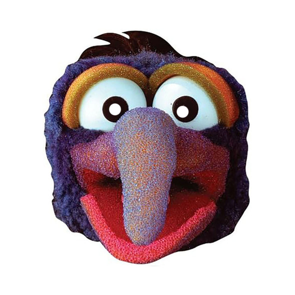 Gonzo fra The Muppets Single 2D Card Party Face Mask