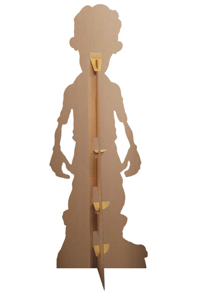 Rear of Cartoon Zombie cardboard cutout