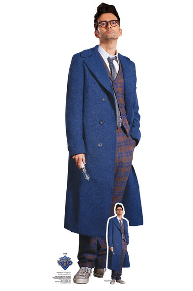 Fourteenth Doctor Who David Tennant Mini Cardboard Cutout 60th Anniversary