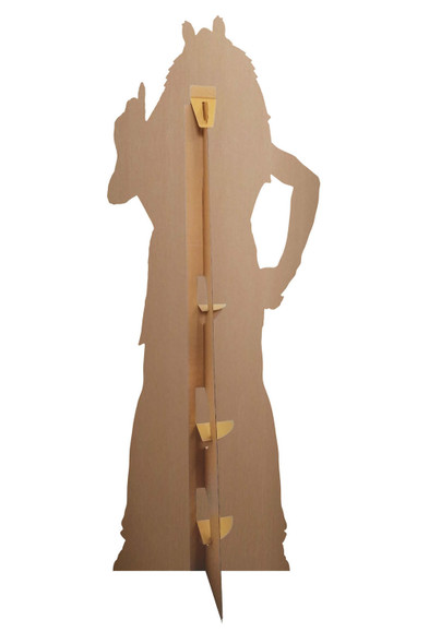 Rückseite von Jar Jar Binks aus dem offiziellen Star Wars Cardboard Cutout Standee