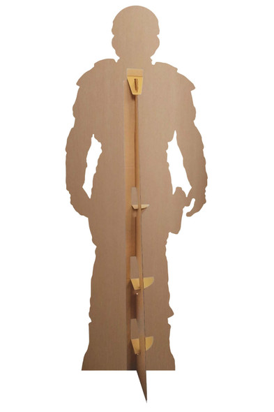 Bagsiden af ​​UNIT Soldier fra Doctor Who Cardboard Cutout / Standee / Standup