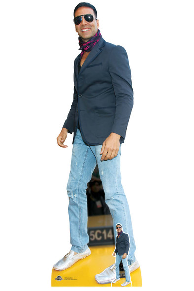 Akshay Kumar Blue Jacket Lifesize Cardboard Cutout / Standee / Standup