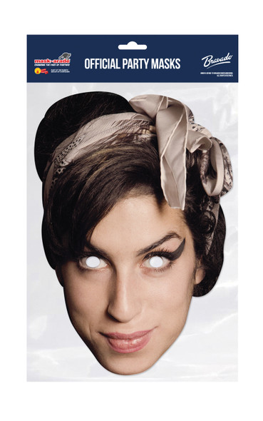 Amy Winehouse Single 2D Card Party Face Mask