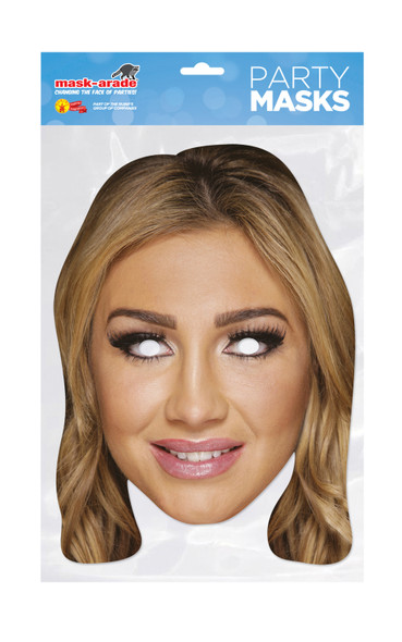 Masque facial de fête de carte de célébrité Lauren Goodger