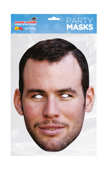 Masque facial de fête de carte de célébrité sportive Mark Cavendish