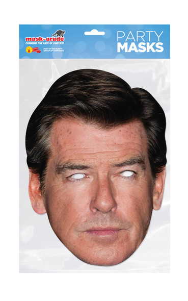 Pierce Brosnan Celebrity  2D Single Card Party Face Mask