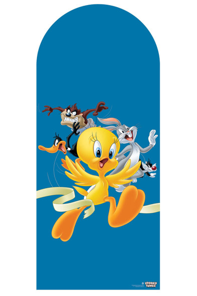 Looney Tunes Finish Line Athletics Cardboard Backdrop Official Standee