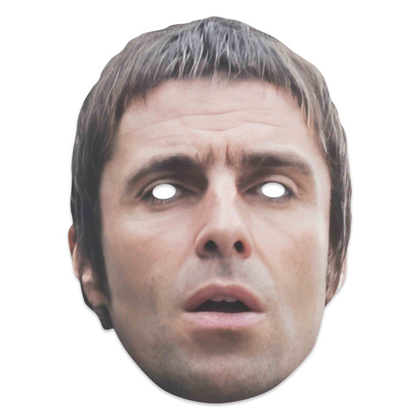 Liam Gallagher Celebrity Singer 2D Single Card Party Mask 