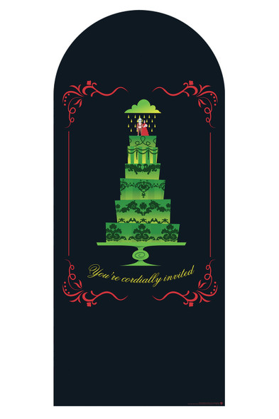 Beetlejuice Beetlejuice You're Invited Cardboard Backdrop Official Standee