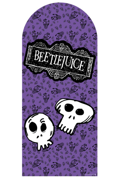 Beetlejuice 1988 Purple Cardboard Backdrop Official Scene 