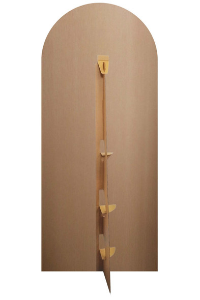 Rear of Lord of the Rings Aged Effect Map Cardboard Backdrop Official Standee