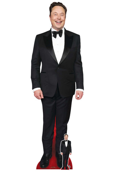 Elon Musk Tuxedo Style Lifesize Cardboard Cutout / Standup