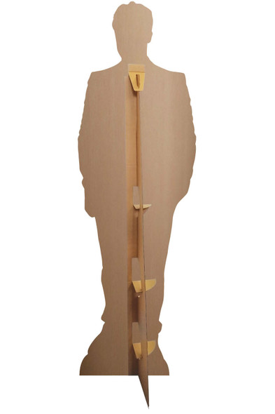 Rear of Brad Pitt Black Suit Lifesize Cardboard Cutout / Standup