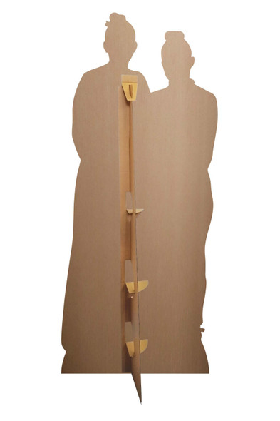 Rear of Alessia Russo and Ella Toone Footballers Lifesize Cardboard Cutout / Standee